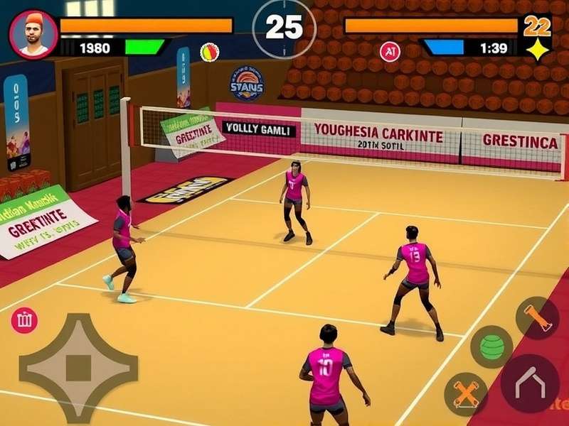 Indian Volley Craze Gameplay Screenshot